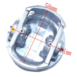 Cylindre de moteur 155z avec kit de piston de 60mm joint de culasse pour <span class=keywords><strong>Zongshen</strong></span> Kayo 150 <span class=keywords><strong>155</strong></span> 160cc Dirt Pit bike - Product Image 6