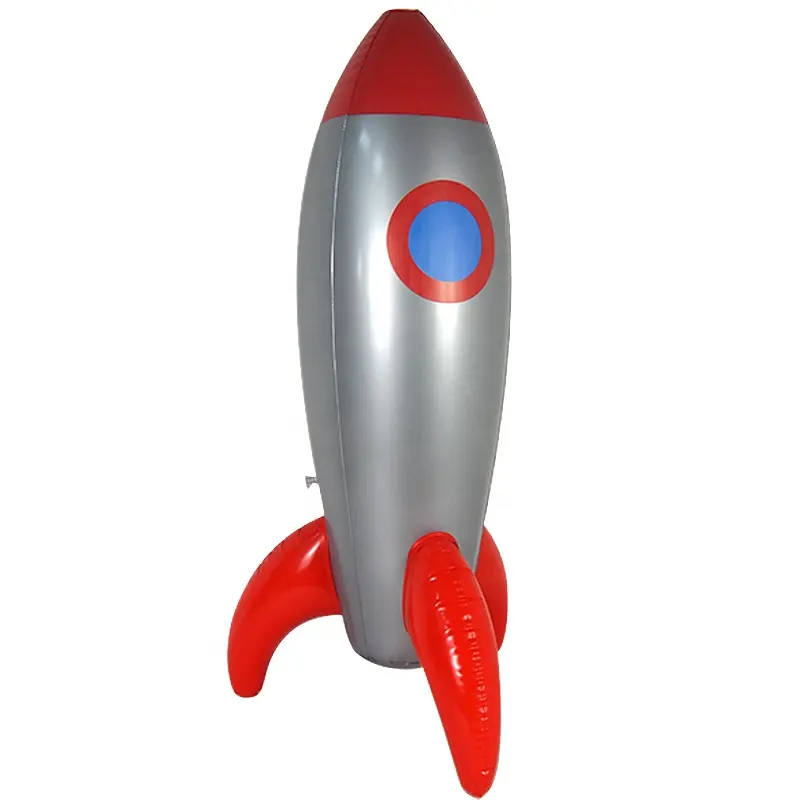 Aufblasbarer Raketen pool schwimmt Ride-ons Spielzeug flugzeug für Kinder