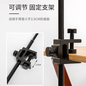 Poste de Lámpara Plegable Portátil para Exteriores, de Aleación de Aluminio, con Soporte de Mesa e Inserto para el Suelo, para Iluminación de Camping - Product Image 3