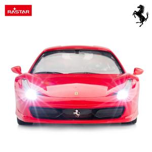 سيارة سباق كهربائية للأطفال تعمل بالتحكم عن بعد عالية السرعة للأولاد المعتمدين في إيطاليا سيارة فيراري 458 بمقياس 1/14 بتخفيضات كبيرة Rastar 2.4g - Product Image 5