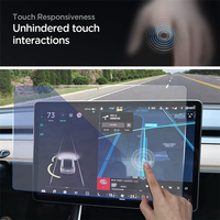 Pour 2024 Tesla Higland modèle 3 Y protecteur d'écran en verre trempé protecteur d'écran en verre mat pour Tesla modèle X S 2023 2022