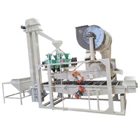 Machine complète de nettoyage, de tri, de décorticage et de pelage du sarrasin SENYO, moteur en acier au carbone