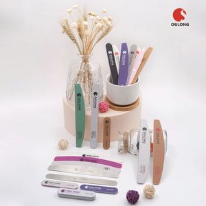 High Quality Custom Printed Sandpaper <b>Nail</b> <b>File</b> Professional Double Sides 100/180 Halfmoon <b>Nail</b> <b>File</b> - Product Image 6