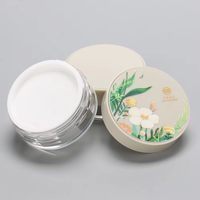 Boîte d'impression personnalisée OMI étui à poudre en vrac transparent en plastique vide pour soins de la peau en gros