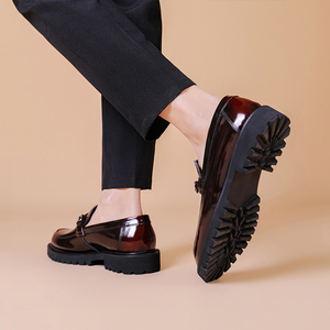 Chaussures pour Homme <span class=keywords><strong>Mocassins</strong></span> Loafers Hommes en Cuir Véritable de Haute Qualité Chaussures Décontractées Personnalisées pour Fête - Product Image 6