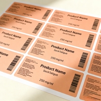 Étiquettes et boîtes en papier personnalisées pour flacons de 3 ml, 5 ml, 10 ml, ensemble d'emballage pour flacons rechargeables