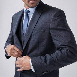 Costume en laine décontracté et personnalisé pour hommes, <span class=keywords><strong>tenue</strong></span> de marié de <span class=keywords><strong>mariage</strong></span> en deux pièces - Product Image 5