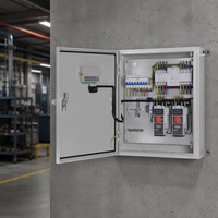 Caja de Control de Distribución para Extinción de Incendios con Interruptor de Transferencia Automática de Doble Alimentación Personalizado 220V/380V 10-100A 2P 3P 4P