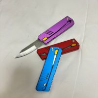 Couteau à gravité Radish, best-seller TikTok, en métal 3Cr13, couteau pliant multifonctionnel pour l'extérieur/le camping