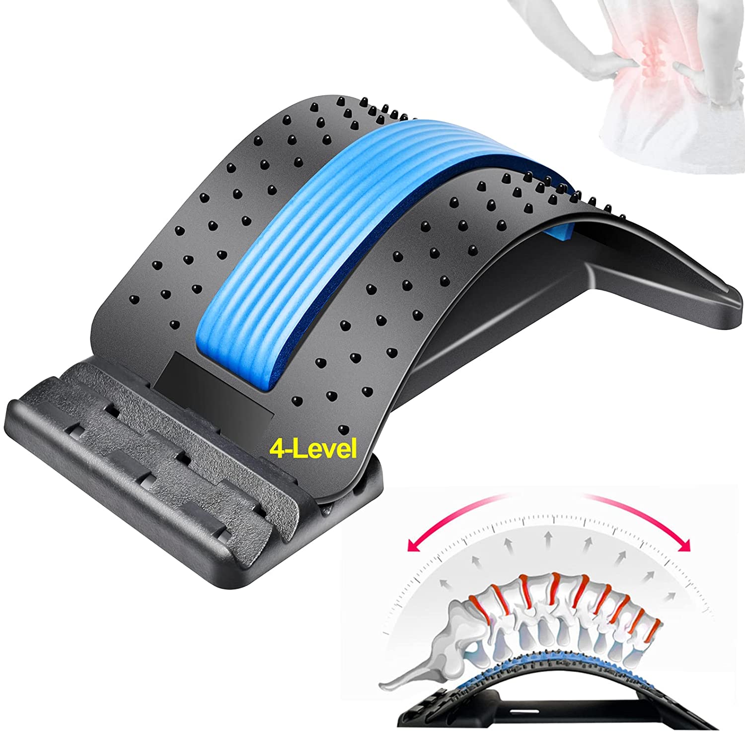 Back Stretcher,multilevel Back Cracking Device,back Cracker Board For