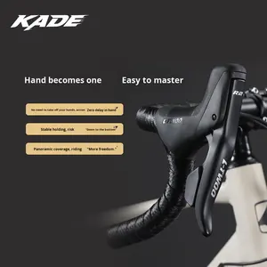 Bicicleta Urbana de Carreras Kade con Cuadro de Acero, 14 Velocidades, Frenos de Disco, Ruedas de 700c, Ligera (15 kg) para Estudiantes - Product Image 4