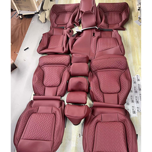 <span class=keywords><strong>Fundas</strong></span> de Asiento de Coche Personalizadas de Piel Sintética y Cuero para 5 Plazas para Volkswagen Golf <span class=keywords><strong>VW</strong></span> Golf Caddy Passat B8 Transporter <span class=keywords><strong>T5</strong></span> Polo T4 - Product Image 5