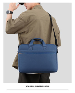 Bolso Bandolera <span class=keywords><strong>para</strong></span> Portátil de 15-16 Pulgadas <span class=keywords><strong>para</strong></span> Hombre, Maletín de Negocios de Gran Capacidad, Funda Acolchada Antigolpes, Regalo <span class=keywords><strong>para</strong></span> Profesor - Product Image 4