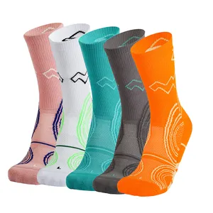 Manufacture wholesale sock knitting machine price combed cotton sport socks long men