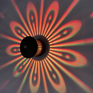 Indoor <b>LED</b> Garden Wall Lamp with PIR <b>Motion</b> <b>Sensor</b> Solar Powered Landscape <b>Lighting</b> - Product Image 3