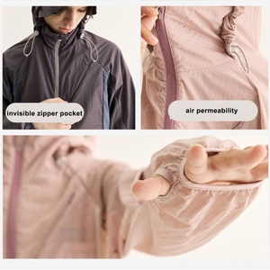 ระบบระบายอากาศป้องกันรังสียูวี UPF50 เสื้อแจ็คเก็ตแขนยาวสำหรับขี่มอเตอร์ไซค์ เสื้อกันแดดพร้อมคุณสมบัติป้องกันรังสียูวี - Product Image 4
