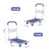 Chariot à plateforme pliable de petite taille