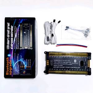 <span class=keywords><strong>4</strong></span> 채널 PIR 센서를 갖춘 스마트 계단등 제어 시스템 계단용 자동 스텝 조명 - Product Image 1