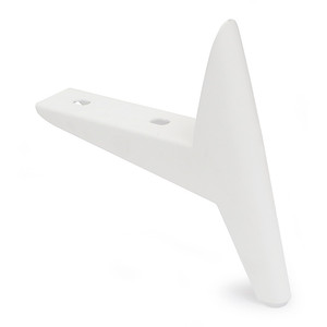 Gamba in metallo h140-h240 finitura bianca - Product Image 1