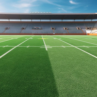 Gazon artificiel pas cher en gros, pelouse verte, champs de gazon, gazon synthétique artificiel pour stade de football