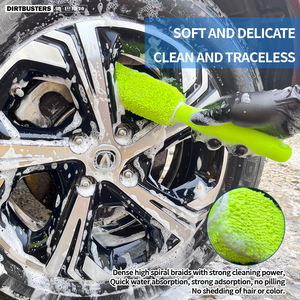 แปรงล้อรถขนนุ่มทำความสะอาดล้อและยางที่มีประสิทธิภาพสำหรับขอบอัลลอยสำหรับแปรงล้างรถ - Product Image 5