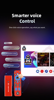 ZOKU konsol Game 4K 6K 8K Android 14, konsol Game dengan Pengontrol nirkabel ganda, RAM 2GB ROM 16GB, bt5,4 Wi-Fi6 36000 dan Game