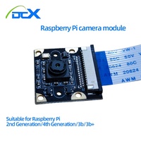 DECXIN Ov5647 Modul Kamera 5MP untuk Raspberry Pi 3B + Generasi Ketiga/Keempat Lensa 65/160/220 Derajat Opsional 2592x1944