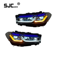 Phare modifié automatique SJC pour BMW série 5 G30 G38 2018-2023 phare Laser LED feux avant mise à niveau Original de haute qualité