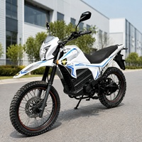 Moto de course électrique TIKING 3000W 110 km/h avec batterie au lithium 72V50Ah et pneus tout-terrain pour une conduite performante