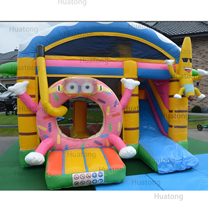 Lớn vui <span class=keywords><strong>Inflatable</strong></span> thư bị trả lại nhà <span class=keywords><strong>Inflatable</strong></span> trampolin nhảy lâu đài lâu đài <span class=keywords><strong>Inflatable</strong></span> với trượt cho trẻ em - Product Image 1