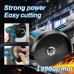 Fabrika Doğrudan Tedarik Toptan Lityum Pil Akülü Fırçalı Endüstriyel Sınıf Tetikli Açılı Taşlama Makinesi Kesme Taşlama - Product Image 4