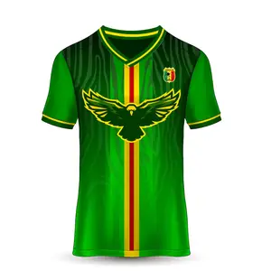 Survetement 팜므 남자 Maillot 드 풋 두 말리 버트 2023 2024 아프리카 국가 Malein 공식 원래 축구 티셔츠 저지