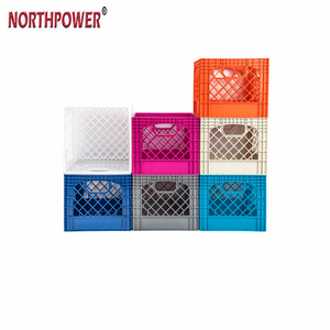 North Rhine-Westphalia 27L Plastic <b>Crate</b> 330x330x285mm For Vegetable Fruit <b>Storage</b> Turnover Box - Product Image 5