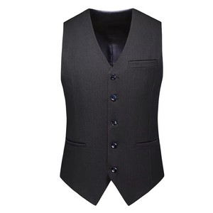 <span class=keywords><strong>Traje</strong></span> de Hombre para Negocios, Corte Entallado, Transpirable, para Boda, de 3 Piezas, Cierre de un Botón, 2026 - Product Image 3