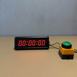 <span class=keywords><strong>Chronomètre</strong></span> LED numérique avec compte à rebours, horloge murale, télécommande, bouton <span class=keywords><strong>de</strong></span> réinitialisation, design moderne pour l'école, la course <span class=keywords><strong>de</strong></span> monocycle Ninja - Product Image 4