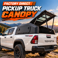 Capot rigide de style Fastback en aluminium pour pick-up Toyota Tundra avec benne de 6,5 pieds
