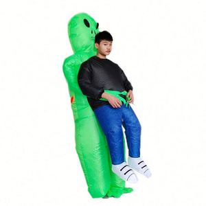 Disfraz Inflable de Extraterrestre Verde, Talla Grande, Ideal para Decoraciones y Fiestas, Gran Venta - Product Image 4