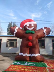 Kunden spezifische aufblasbare riesige Weihnachtsmann-Cartoon-Maskottchen-Außenwerbung aufblasbare Puppe - Product Image 6