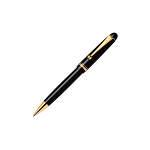 Cap Slide Mechanical Pencil Four Classic Solid Shades Gloss Resin Barrel <b>Gold</b> Trim Premium Smooth Ink Business Writing <b>Pen</b> - Product Image 1