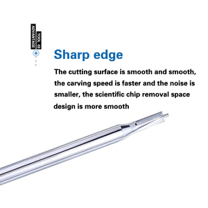 Cortador de letras de carburo en espiral, Mini cortador de letras de una flauta, brocas de enrutador cnc, difusor de caracteres sin bordes, <span class=keywords><strong>Serie</strong></span> A - Product Image 3