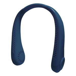 NUEVO Ventilador de cuello portátil perezoso Enfriador de aire Ventilador de cuello colgante de viento grande de mano con ventilador de recarga USB con logotipo - Product Image 6
