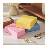 Boîte cadeau d'emballage de cosmétiques personnalisés de luxe avec impression couleur fabriquée en usine directement