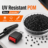 Granulés de polyoxyméthylène (POM) haute résistance aux UV, matière première plastique, qualité moulage par injection, résistance à la traction 68 MPa