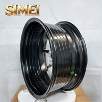 Jantes de route SIMEI très vendues, 17-20 pouces, en alliage coulé de haute qualité, 5x120, ET30, finition noire, pour la modification/amélioration des 4x4