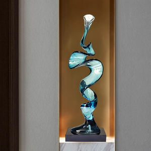 Современная прозрачная полимерная Художественная Скульптура Экологически чистая абстрактная неправильная форма входные украшения гостиная ТВ шкаф - Product Image 5