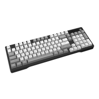 Clavier de jeu RGB 97 touches sans fil avec écran rotatif personnalisé, clavier mécanique