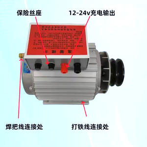 Générateur portable 220 V CC sans balais à aimant permanent, machine à souder double usage, forte puissance, sortie stable pour l'extérieur - Product Image 1