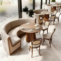 Chaise de salle à manger en bois massif avec dossier en rotin moderne et décontracté pour la maison et les cafés, collection Chandigarh