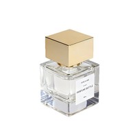Vente en gros de flacons de parfum carrés en verre blanc cristallin de 30 ml, 50 ml, 100 ml, flacons vides pour vaporisateur, sans diffuseur à bâtonnets, YMT-143 Chine
