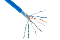 Cat5e kabel Ethernet berpelindung, CCA 1000 inci 23/24AWG tembaga UTP STP LAN jaringan Riser Cat5e/Cat6/Cat6a/Cat7